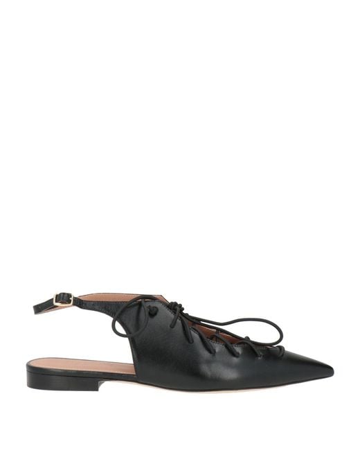 Malone Souliers Black Ballet Flats
