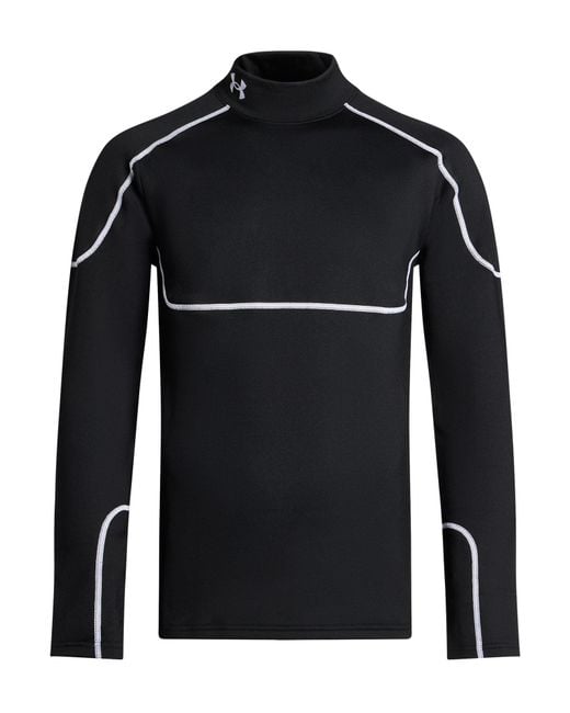 Under Armour Black T-Shirt Polyester, Elastane for men