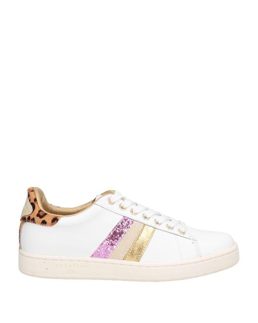 Serafini Pink Sneakers Leather