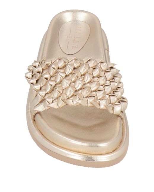 Emanuélle Vee Natural Sandals Leather