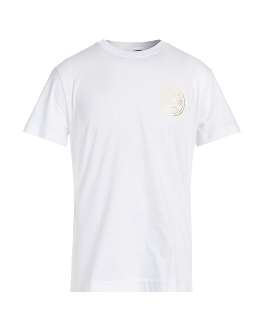 Versace Jeans Couture White T-Shirts for men
