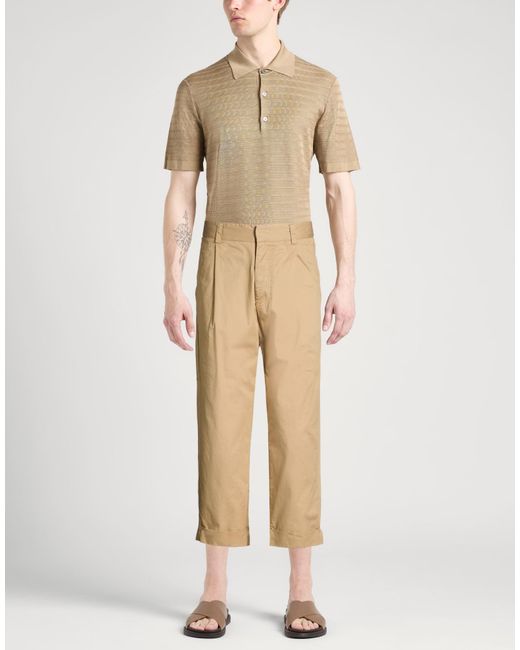 Brian Dales Natural Pants Polyester, Wool, Viscose, Elastane for men