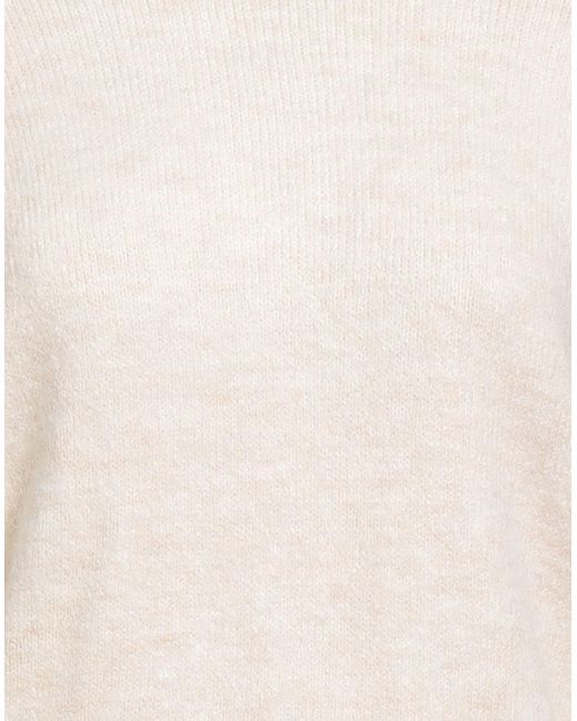 hinnominate White Ivory Turtleneck Acrylic, Polyamide, Polyester, Viscose, Wool