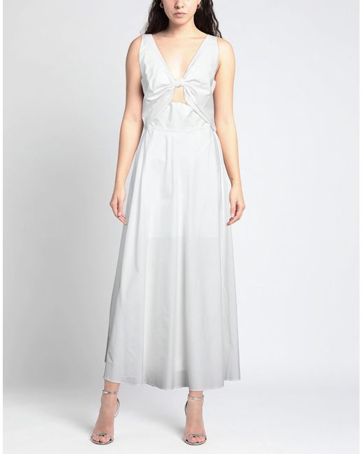 Nenette White Maxi-Kleid