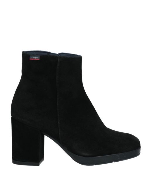 Callaghan Black Ankle Boots