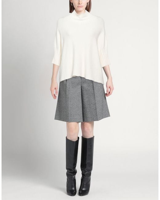 Manila Grace White Turtleneck