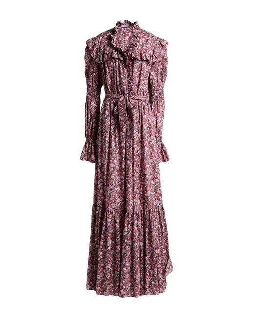 Philosophy Di Lorenzo Serafini Purple Langes Kleid