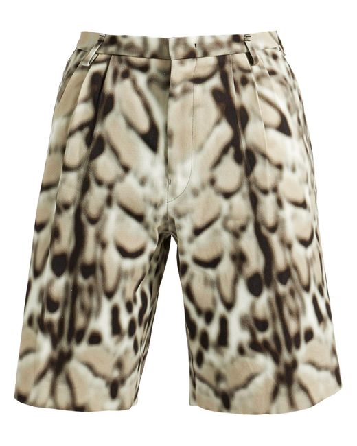 Roberto Cavalli Gray Denim Shorts for men