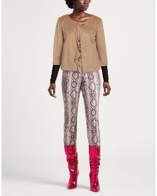 Siste's Natural Camel Jacket Polyester, Elastane