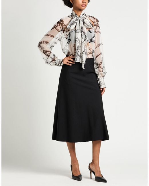 Frankie Morello Gray Top Silk