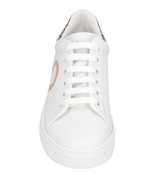 Ferragamo White Trainers