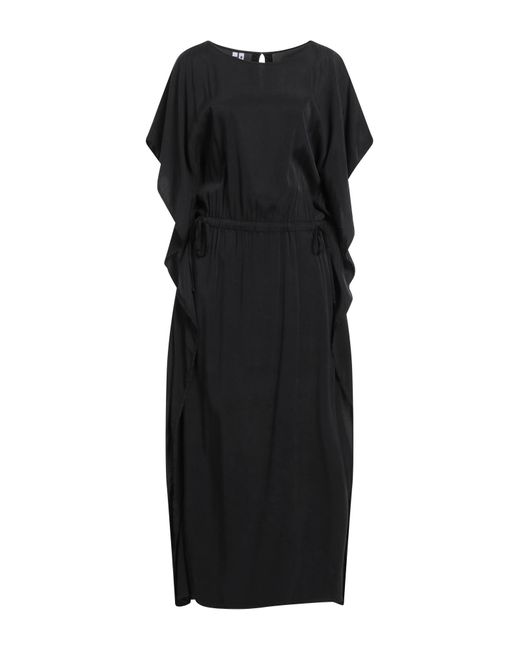 European Culture Black Maxi Dress