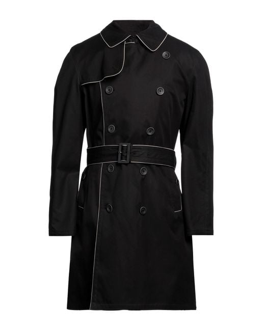 Herno Black Overcoat & Trench Coat for men