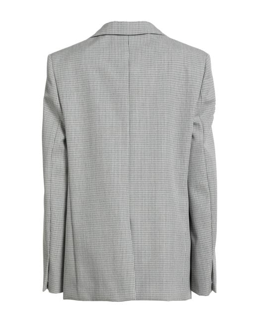 Jil Sander Gray Light Blazer Virgin Wool