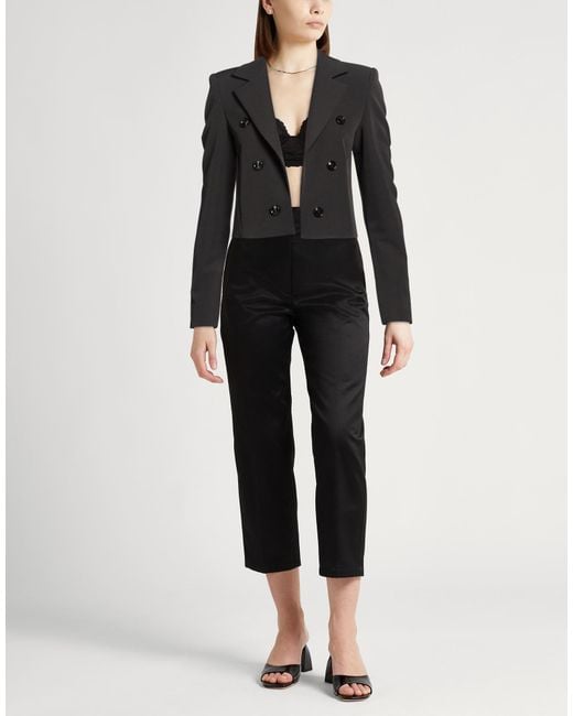 Liu Jo Black Blazer Polyester, Elastane