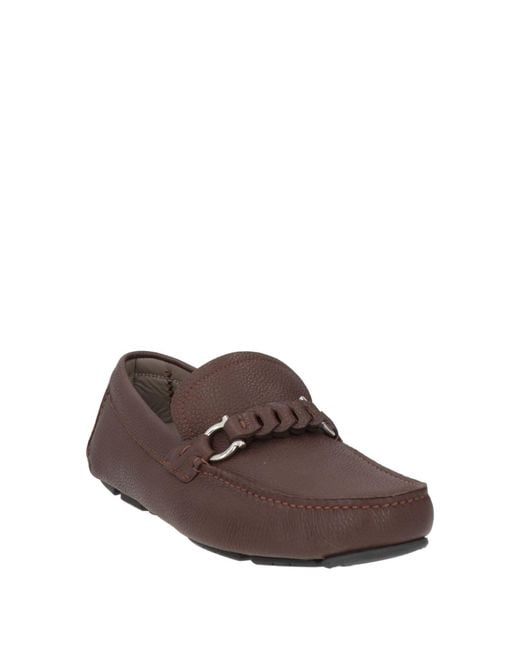 Ferragamo Brown Loafers Calfskin for men
