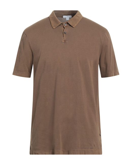 James Perse Brown Polo Shirt for men