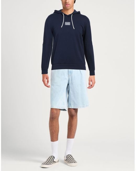 EA7 Blue Sweatshirt for men