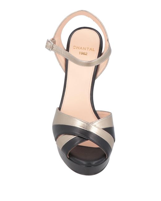 Chantal Metallic Sandals