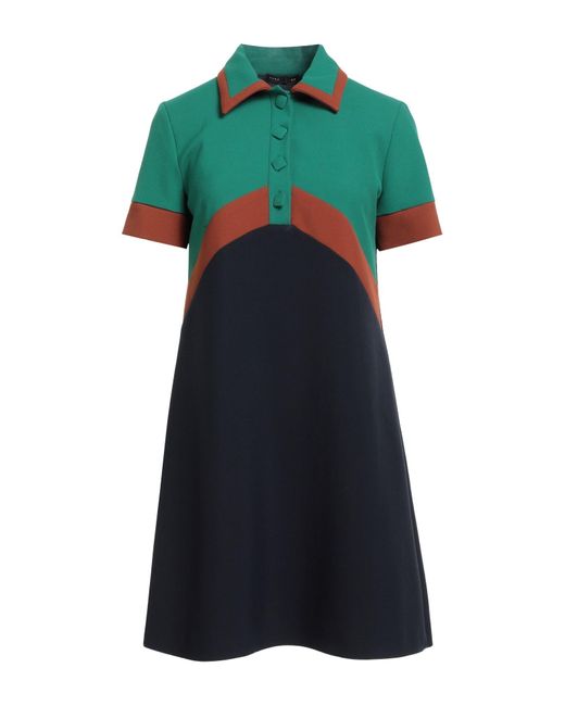 Tara Jarmon Green Mini Dress