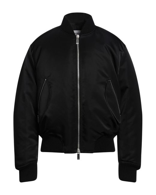 Off-White c/o Virgil Abloh Black Bomber Jacket for men
