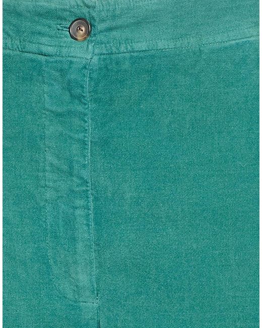 Diega Green Pants Cotton, Elastane