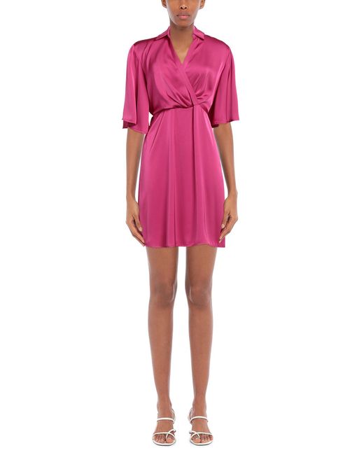 Berna Pink Mini Dress Polyester