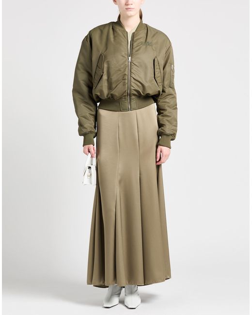 MM6 by Maison Martin Margiela Green Jacket Polyamide