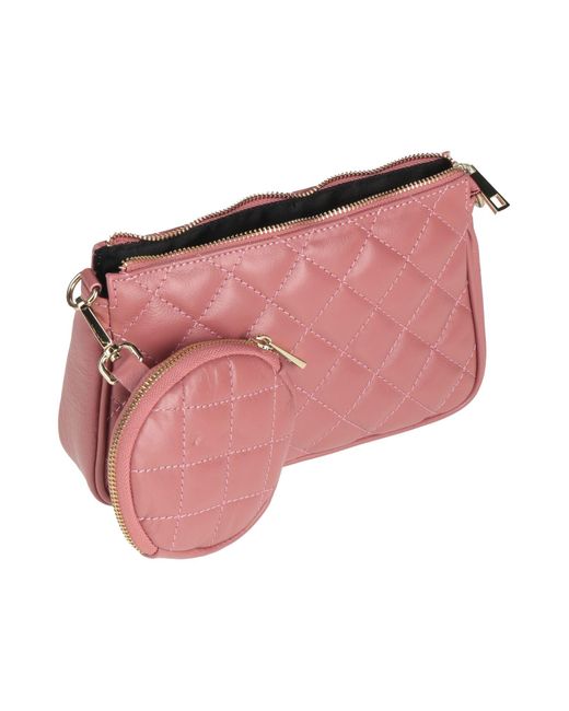 Laura Di Maggio Pink Pastel Cross-Body Bag Leather