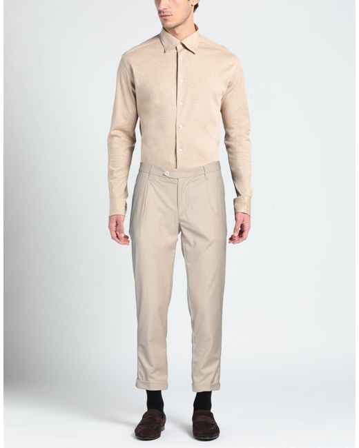 0/zero Construction Natural Pants Polyester, Viscose, Elastane for men