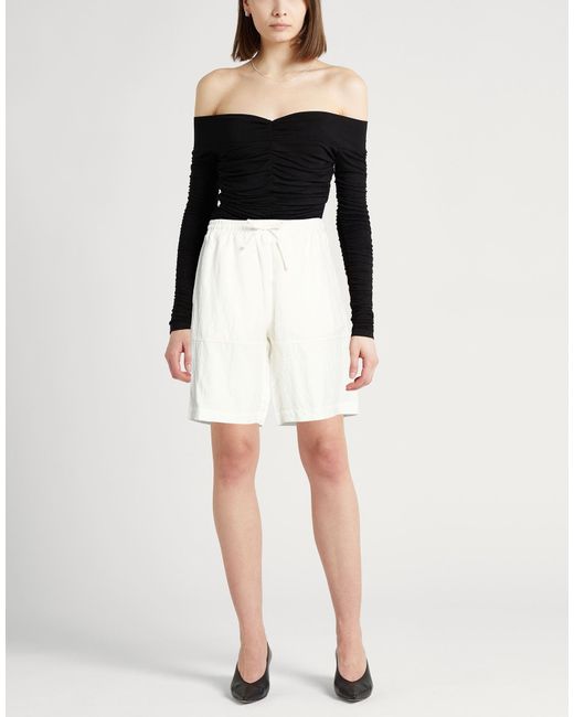 Roberto Collina White Shorts & Bermuda Shorts