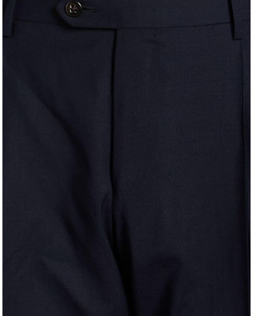 Corneliani Blue Midnight Pants Virgin Wool, Elastane for men