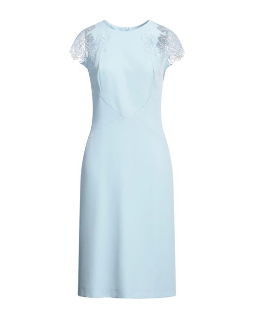 Ermanno Scervino Blue Midi Dress