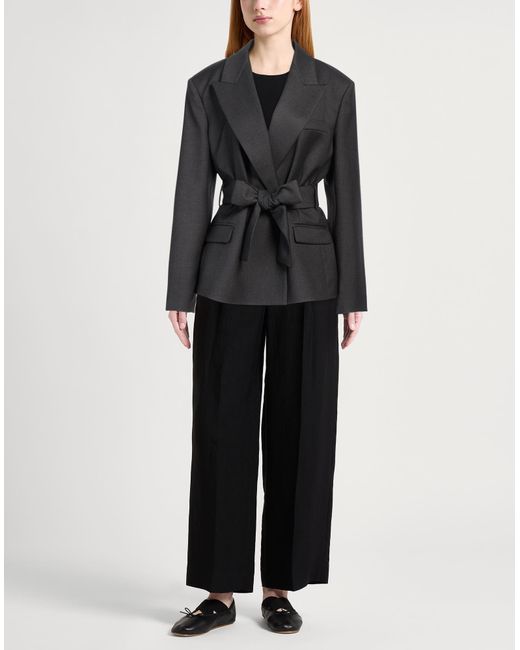 Pinko Black Blazer Polyester, Viscose, Elastane