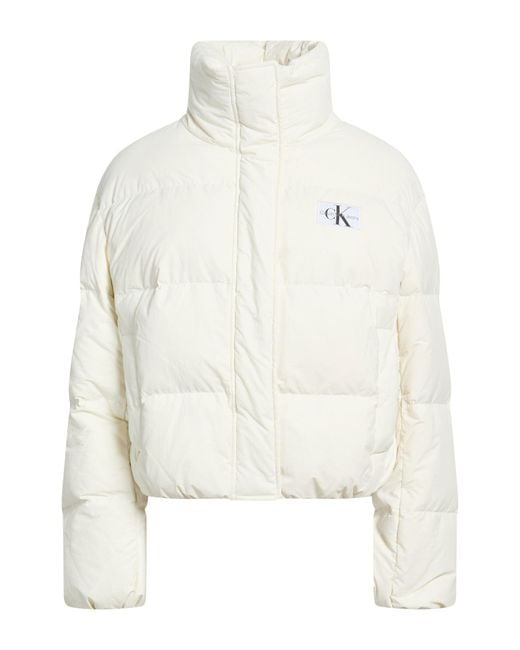 Calvin Klein White Puffer