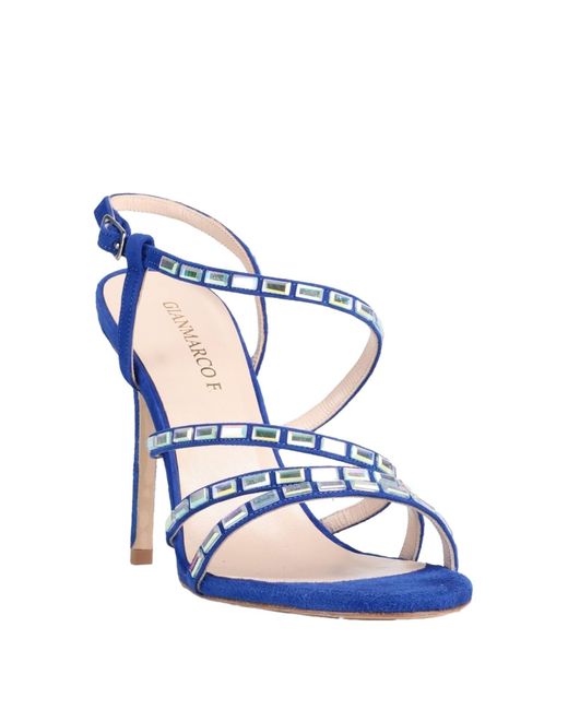 Gianmarco F. Blue Sandals