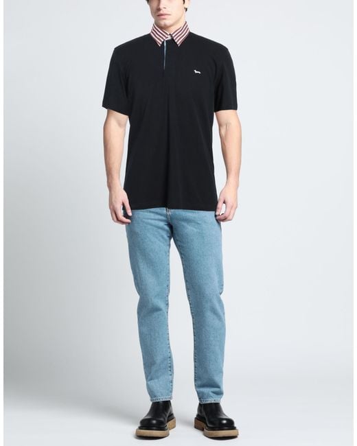 Harmont & Blaine Black Polo Shirt for men