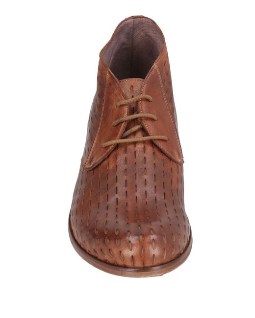 Botines de caña alta JP/DAVID de hombre de color Brown