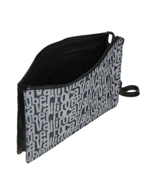 Roberto Cavalli Gray Handbag for men