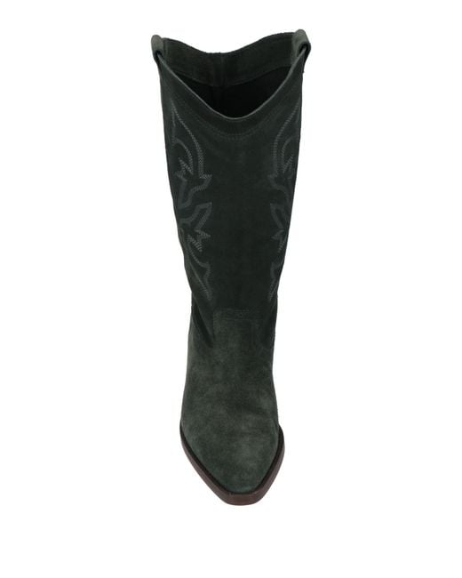 Ba&sh Black Boot Leather