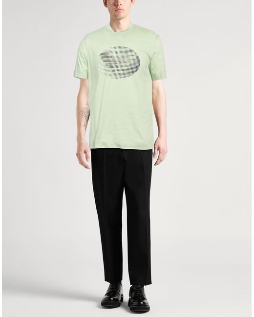 Emporio Armani Green T-shirt for men