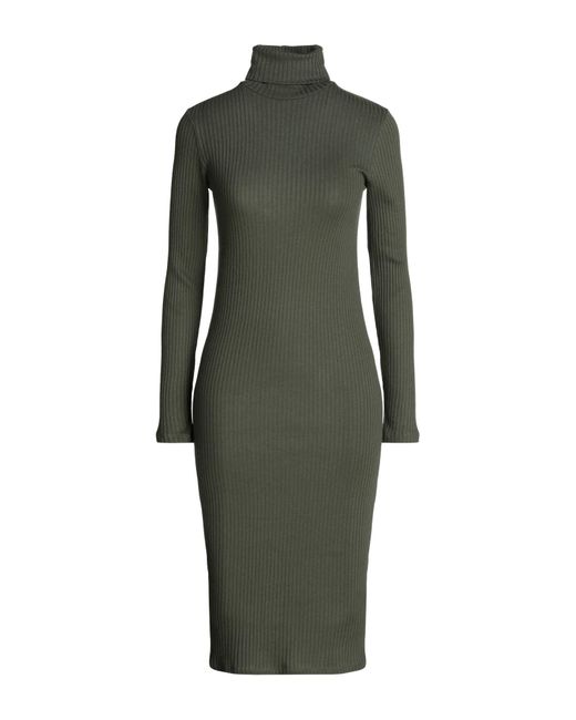 Majestic Filatures Green Midi Dress