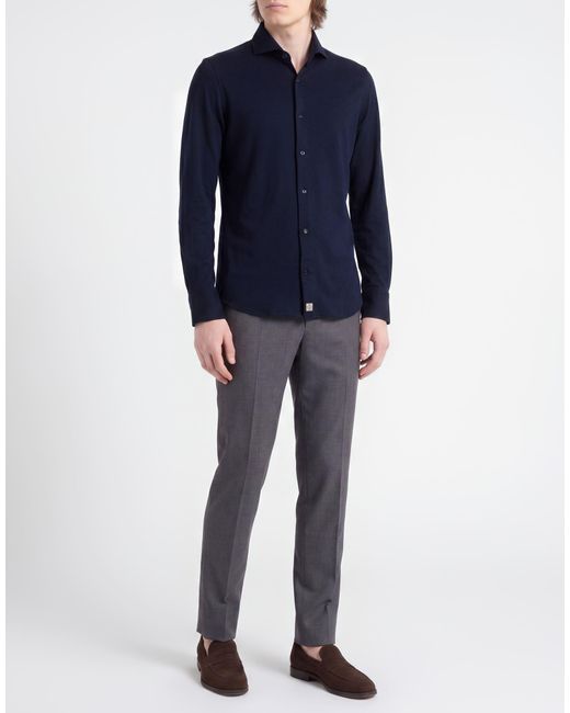 Sonrisa Blue Shirt Cotton, Lyocell for men