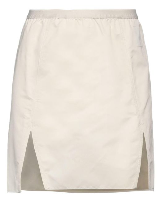 Rick Owens Natural Mini Skirt