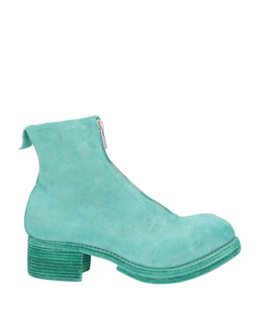 Guidi Green Ankle Boots