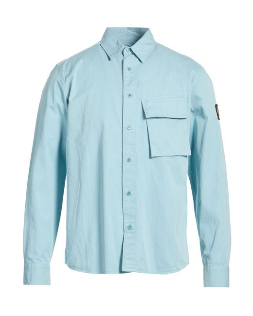 Belstaff Blue Light Shirt Cotton for men