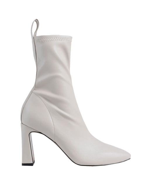 Bianca Di White Ankle Boots