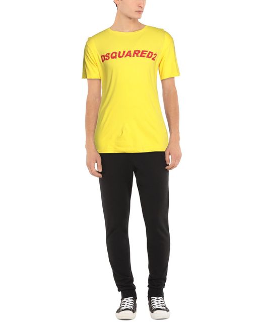 DSquared² Yellow T-shirt for men