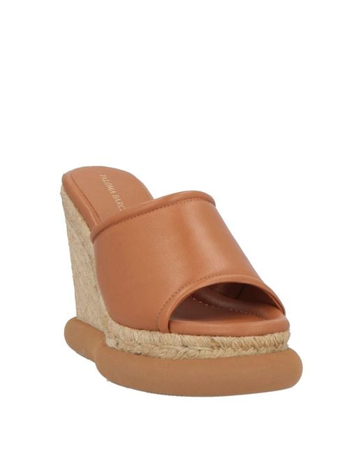 Paloma Barceló Brown Espadrilles Leather