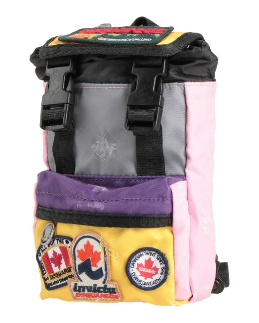 INVICTA x DSQUARED2 Black Backpacks